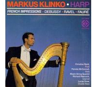Markus Klinko on Harp: French Impressions - Debussy Arabesque No 1, Danses, Sonata for Flute Viola and Harp / Faure Impromptu op 86 / Ravel Introduction and Allegro