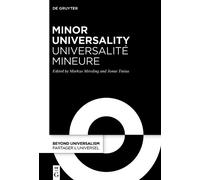 Markus Messling Minor Universality / Universalité mineure (Copertina rigida)