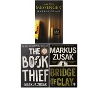 Markus Zusak Collection Set di 3 libri (Io sono il messaggero, Il ponte d'argilla, Il ladro di libri)