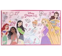 Markwins Princess 24 Days of Adventure Advent Calendar, Calendario Dell'Avvento con Prodotti di Makeup delle Principesse, Divertente Kit Makeup, Accessori Colorati, Giocattoli e Regali per Bambini