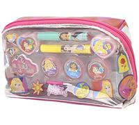 Markwins Princess Essential Makeup Bag - Set Trucco e Bellezza Disney Princess per Ragazze in un Beautycase Colorato - Con Trucchi e Accessori Divertenti - Giocattoli e Regalo per Bambine