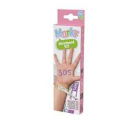 MARKY C169900 - Set di bracciali di sicurezza per bambini, resistenti agli strappi, impermeabili, scrivibili, 10 braccialetti di emergenza e 1 pennarello permanente