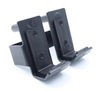MARLANG J Hooks for Squat Rack Heavy Duty Carbon Steel J-Hooks with UHMW Pads,270kg Capacity,Easy Installation for 25 mm Hole of 50x50mm Power Rack & Home Gym Accessories