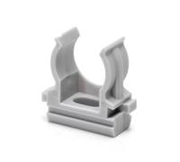 MARLANVIL 50 CLIPS MORSETTO DI FISSAGGIO PER TUBO RIGIDO GRIGIO 30 MM