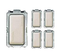 MARLANVIL Interruttore Unipolare Tipo Pulsante 10/16A 1P In Confezione Da 5 Unità