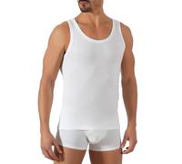 MARLENE Canotta Intima da Uomo in Cotone Elasticizzato Canottiera Spalla Larga Aderente Bianca Vogatore Made in Italy (Bianco, XXL)