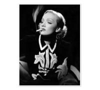 Marlene Dietrich Poster 60 x 80 cm Nero e Bianco Quadri Decorazione per pareti