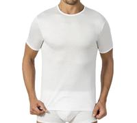 Marlene Maglia Intima Uomo 100% Cotone Filo di Scozia, Maglietta Intima Girocollo Manica Corta, Canottiera Uomo Leggera e Traspirante, Made in Italy (IT, Testo, 3XL, Regular, Regular, Bianco)