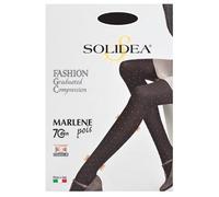 Solidea Marlene Pois Collant Opachi 70 Den Compressione 12 15mmHg 4XL Nero