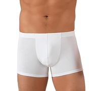 Marlene Set di 2 Boxer da Uomo in Cotone Elasticizzato Vita Media Mutande Parigamba Colori Assortiti Biancheria Intima Taglie Forti Fino a Taglia 10/XXXXXL Made in Italy (Bianco, 6/XL)