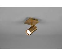 MARLEY BASE SPOT CILINDRO OTTONE ANTICATO CM.12 1 LUCE ATTACCO GU10