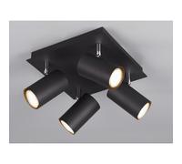 MARLEY FARETTO A 4 SPOT ORIENTABILI IN METALLO 4 FINITURE COLORE ATTACCO 4xGU10