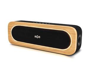 Marley House of Get Together 3 Cassa Bluetooth Portatile e Potente - Wireless 30W Realizzata Sostenibilmente con 10 ore di Autonomia, 3 EQ Audio, AUX, LED e Auracast, Nero