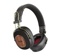 Marley House of Positive Vibration Riddim Cuffie On-Ear Wireless - Cuffie Bluetooth Pieghevoli, 50 Ore di Autonomia, con Microfono, Ricarica rapida USB-C, Materiali Sostenibili, Rasta