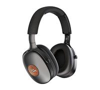 Marley House of Positive Vibration XL ANC Cuffie Over Ear - Cuffie Bluetooth wireless con cancellazione attiva del rumore, 32 ore di autonomia, pieghevoli con microfono, materiali sostenibili, Nero