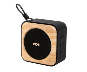 Marley House of Roots Bluetooth Speaker - Altoparlante Bluetooth Portatile, Resistente Alle Intemperie, IP67 Impermeabile, 10 Ore di Riproduzione - Altoparlante Wireless Ricaricabile per Cell, Nero