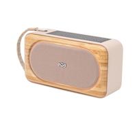 House of Marley Roots Solar Bluetooth Speaker - Piccolo Altoparlante Bluetooth Portatile per Viaggi & Outdoor, IP67 Impermeabile, 14 Ore di Autonomia - Altoparlanti Wireless per Telefono, Crema
