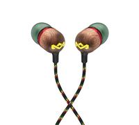 Marley House of Smile Jamaica Auricolari con Filo USB-C con Driver da 9.2mm - Realizzati in modo sostenibile, Cuffie In-Ear, Cavo Anti-groviglio, Microfono Integrato per Musica e Chiamate, Rasta