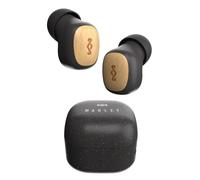 House of Marley Smile Jamaica True Wireless Earbuds - Mini Auricolari Bluetooth, 14 Ore di Autonomia, Cuffie In-Ear, Auricolari TWS con Custodia di Ricarica, Materiali Sostenibili, Nero