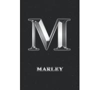 Marley: Journal Diary | Personalized First Name Personal Writing | Letter M Initial Custom Black Galaxy Universe Stars Silver Effect Cover | Daily ... Taking | Write about your Life & Interests