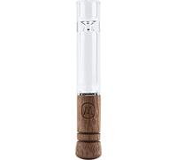Marley Natural Taster vetro borosilicato 8,0 x Ø 1,27 cm, manico in legno di noce