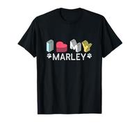 Marley Nome Cane Personalizzato Marley Pet Lover Maglietta