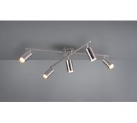 Plafoniera MARLEY 5 faretti612400507 metallo acciaio