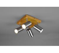 Trio Leuchten Punti Luce, Legno/Colore Nichel Opaco