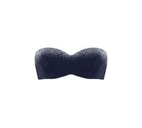Marlies Dekkers Ishtar Midnight Blue And Silver Strapless Bikini Top Taglia: 70B | Bikini Outlet | Donna | Blu