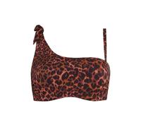Marlies Dekkers Jungle Diva Brown And Dark Orange Strapless Bikini Top Taglia: 85F | Bikini Outlet | Donna | Marrone