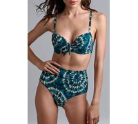 Marlies Dekkers Lotus Blue And Green Push Up Bikini Top Taglia: 80C | Bikini Outlet | Donna | Blu