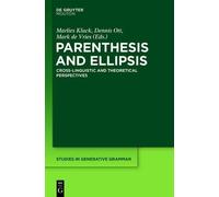 Marlies Kluck Parenthesis and Ellipsis (Copertina rigida)