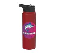 Marlin fuori dall'acqua Pesce spada Pesce vela Pesca Stainless Steel Insulated Water Bottle