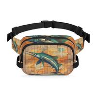 Marlin Marlin, marsupio multifunzione per viaggi, sport, corsa, marsupio, borsa da cintura, per donne, uomini, ragazze e ragazzi, Colore, XL, Organizer per borse