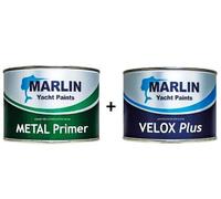 Marlin Velox Plus 0,5 lt + Metal Primer 0,5 lt Kit Antivegetativa assi eliche