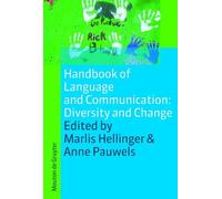 Marlis Hellinge Handbook of Language and Communication: Diversity an (Tascabile)