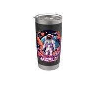 MARLO - Nome ragazzo simpatico con un astronauta cool Bicchiere termico in acciaio inox doppia parete