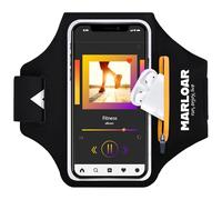MARLOAR Porta cellulare corsa 6,7" - Fascia da braccio running regolabile antiscivolo, schermo touch - Compatibile con iPhone 17/16/15/14/13 (6,7")