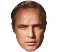 Marlon Brando (Colour) Maschere di persone famose, facce di cartone