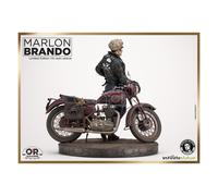 OLD & RARE - Marlon Brando with Bike 1/6 Polystone Statue Infinite Statue