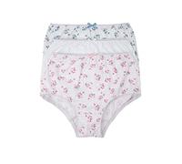Marlon Womens Vanessa 100% Cotton Floral Full Brief Pack of 6 Mutande da Uomo, Stampa, 12-14 Donna