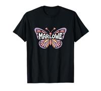 Marlowe Butterfly - Personalizzato Carino Nome Word Art Maglietta