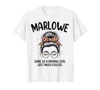 Marlowe Come Una Ragazza Normale Solo Un Nome Molto più Cool Ragazza Maglietta