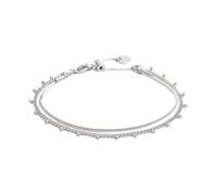 MARLU' Bracciale doppia catena snake e grumetta con sfere 33BR0042