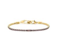 MARLU' Bracciale tennis 2,5mm con zircone centrale 31BR0006G (Viola)