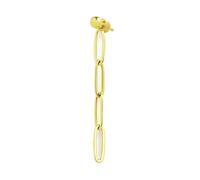 MARLU Mono Orecchino in Acciaio, Stile Catena, Colore Oro, Modello 2OR0080G