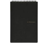 Marman - Taccuino N166 A5 a righe orizzontali, 23 x 14,8 cm, colore: nero