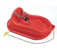 Marmat - Slitta per bambini con cintura di sicurezza, fino ai 3 anni, Colore: rosso, Länge [cm]: 71; Breite [cm]: 52; Höhe [cm]: 28,5