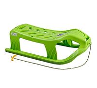 MARMAT Snow Star - Slittino alto per bambini e bambini, senza schienale, colore: Verde