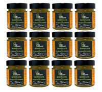 Marmellata ai 3 Agrumi di Calabria - 12 vasi da 250g - Clementina, Arancia Navel e Limone - Senza Conservanti né Additivi - Prodotto Artigianale - Val D'Esaro